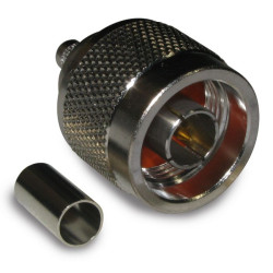 Złącze RF Montaż na kablu Wtyk typ złącza Złącze N Połączenie zagniatane