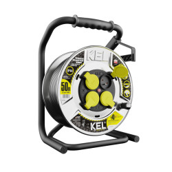 Przedłużacz bębnowy 3x2,5 OW 50M IP44 KEL W-99281 Plastrol