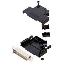 Encitech 6355-8034-03 D-Sub Pin Strip set 25 Pins 45&#xB0; Solder Bucket