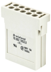 Wkładka modułowa 78.002.1053.0 Wieland Electric Łączna ilość styków 10 10 szt.