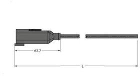 Turck 100000457 Kabel połączeniowy czujnika/aktuatora DT04-6P-A-2/TXL, piny: 6, 2 m, 1 szt.