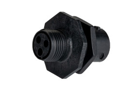 Złącze wielostykowe przemysłowe 3-pinowe, panelowe Wtyczka Souriau Sunbank by Eaton