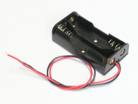 Koszyk baterii AA (R6) x2 z przewodami