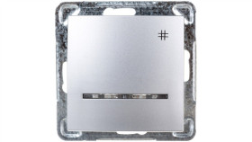 Impresja Łącznik Krzyżowy Z Podświetleniem Srebrny Łp-4Ys/M/18