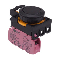 CW1B-A1E01B Black Maintained Push Button Switch 1NC IP65 IDEC