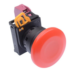 YW1B-M4E01R Red 22mm Mushroom Momentary Push Button Switch NC IP65 IDEC