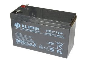Akumulator AGM 12V 9Ah faston 6.3 B.B. Battery HR 1234W