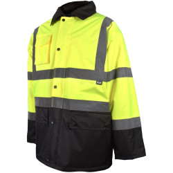Scan SFJK81 Hi-Vis Yellow/Black Motorway Jacket - XL (48in)