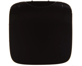 VALENA ALLURE Plakietka gniazda 2p+z z kalpką czarny 754868