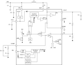 18-V, 15-A synchronous boost converter