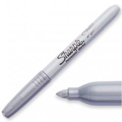 Marker permanentny metaliczny Sharpie Metallic srebrny z końcówką 1,4mm wodoodporny