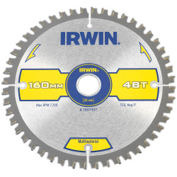 IRWIN&#xAE; 1897437 Multi Material Circular Saw Blade 160 x 20mm x 48T TCG