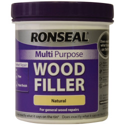 Ronseal 32039 Multipurpose Wood Filler Tub Natural 930g