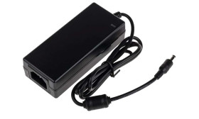 Adapter AC/DC Uwy 36V dc Iwy 2A Złącze 2,1 x 5,5 x 11 mm, biegun dodatni w środku 72W typ wtyczki: IEC 320 C14