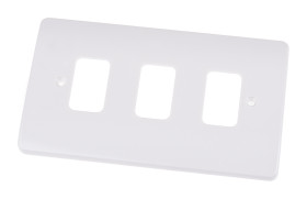 kolor Biały, 3-krotna, Plastik, MK Electric