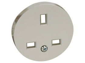CELIANE Plakietka gniazda 2p+z standard angielski tytanowa 068433 LEGRAND