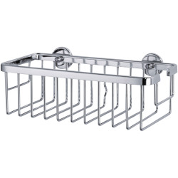 tesa 40201-00000-00 ALUXX shower caddy Adhesive chrome glossy finish