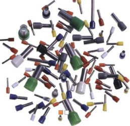 Końcówka tulejkowa izolowana AHI DIN HL 2,5/8 BU 61801750 niebieska /500szt/