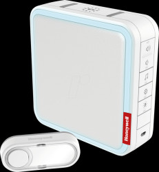 DC917S Wireless gong with bell button, white