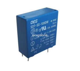 Przekaźnik 9V/1x10A STD-SS-109DM