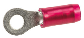 Zacisk oczkowy rozmiar przewodu 1.65mm² Ø , M3.5 izolowany średnica wew 3.68mm Czerwony TE Connectivity