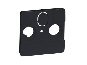 NILOE SELECTION Plakietka do gniazd TV antracyt 762260 LEGRAND