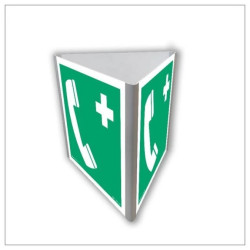 ZNAK - AE803 Pierwsza pomoc medyczna (3D dościenny) 50 x 50 cm PS - Płyta 1mm foto.