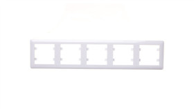 Simon 10 Ramka Pięciokrotna Kremowa Cr5/41