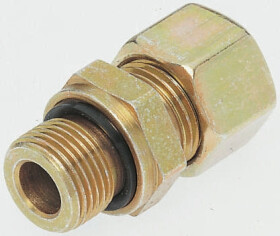 Parker Złączka hydrauliczna Męski G Stal, 90 ° ID 10 mm GE10SR1/4EDCF