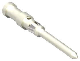 Styk HDC męski srebrzony na przewód 2,5mm T2020001025-000