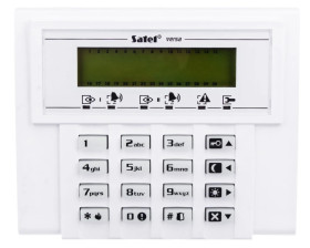 Klawiatura obsługi systemu alarmowego, LCD, do systemu Versa, Satel VERSA-LCD-GR