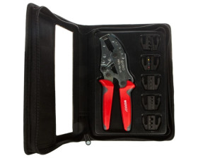 Praska ręczna z kompletem matryc (praska + 5szt matryc + opakowanie) PR_33-Z5