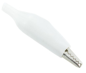 58mm White Crocodile Clip