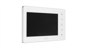 Wideomonitor 7 Calowy Ips Hd Z Dotykowymi Przyciskami Oraz Bramką Wifi Biały...