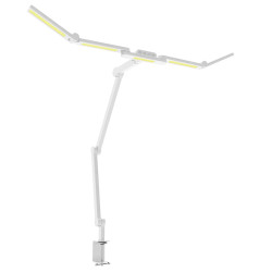 Lampa biurkowa LED - profesjonalna z regulacją barwy i jasności - liniowa 82cm - 4 ramiona - 1650lm - biała - FDDL18