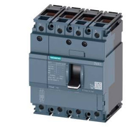 Wyłącznik zasilania Siemens 3VA1110-4FD46-0AA0 Zakres ustawienia (Prąd): 100 - 100 A Maksymalne napięcie przełączania: 6