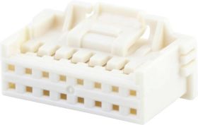 Molex Obudowa złącza pin żeńskiego na kabel Ilość pinów 16 Wymiary siatki: 2 mm 5016461600 1 szt. torba