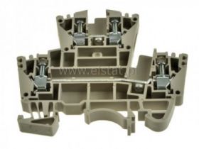 Złączka na szynę DIN; DKK4, 4mm2 piętrowa 4P