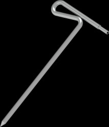 228826 Ground spike, 8 mm, socket connection