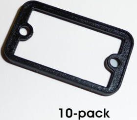 Aperture, PC, (L x W x H) 44.62 x 25.12 x 6 mm, black, for series 1455D, 1455DBBK-10