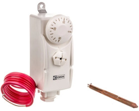 Termostat ręczny z czujnikiem T80F 0-90C 16A 230V biały P5682