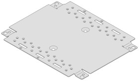 Płyta montażowa nVent SCHROFF 399B x 221T 24822095 1 szt.