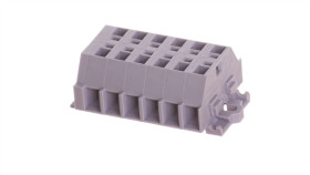 Listwa Zaciskowa 2-Przewodowa 2,5Mm2 6-Torowa Z Mocowaniem Śrubowym Szara...