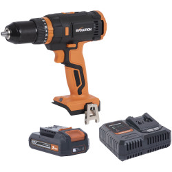 Evolution Power Tools 105-0001A R13CMB-Li EXT Combi Drill 18V 1 x 2.0Ah Li-ion