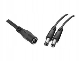 Rozgałęźnik DC 2.1/5.5 zasilanie 1 gniazdo-2 wtyki