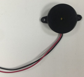 Brzęczyk piezoelektryczny średnica 24mm, sygnał ciągły 76dB RS PRO