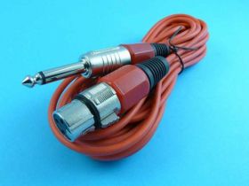 KABEL MIK.GN.XLR-&gt;WT.JACK 6,3 5,0mb CZE