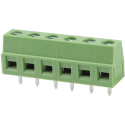 DEGSON DG127A-5.08-06P-14-00AH Screw Terminal 6 Pins 2.08mm&#xB2; Green