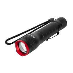 LATARKA RĘCZNA 10W 800Lm ZOOM AKUMULATOROWA 150mm 3,7V REBEL ALUMINIOWA