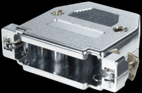 D-sub cap for 37-pin D-sub, metallised